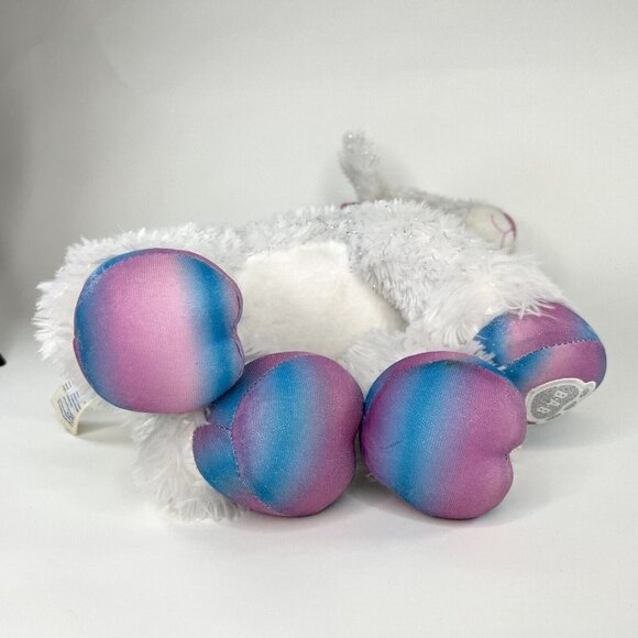 Build-A-Bear Glisten Reindeer White Sparkle Glitter 2017 Plush Stuffed BAB 18" - Picture 8 of 12